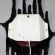 1950s Rare Design Iron/Glass Wall Lamp, Czechoslovakia