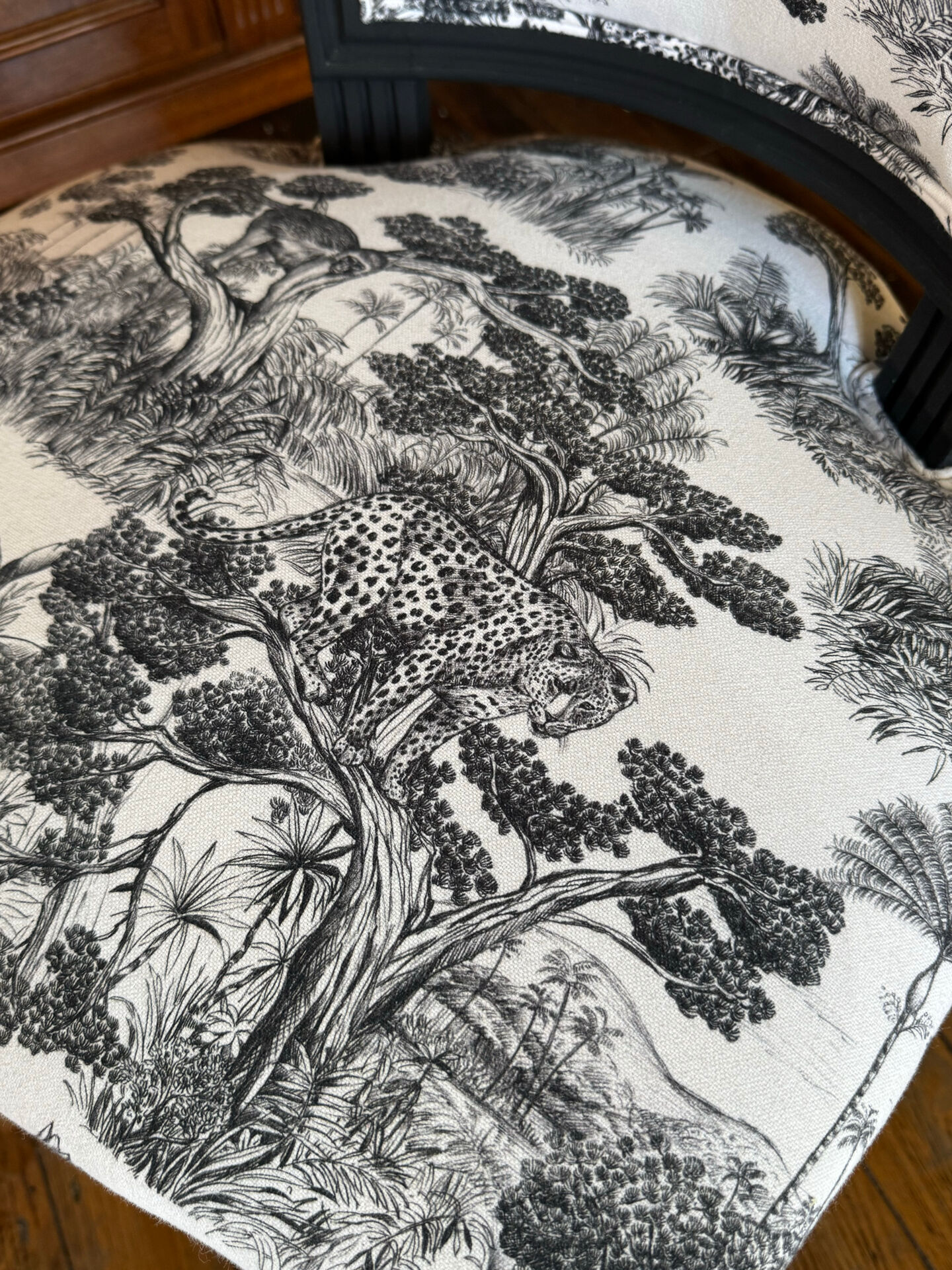 Corner chair Louis XVI - traditional upholstery