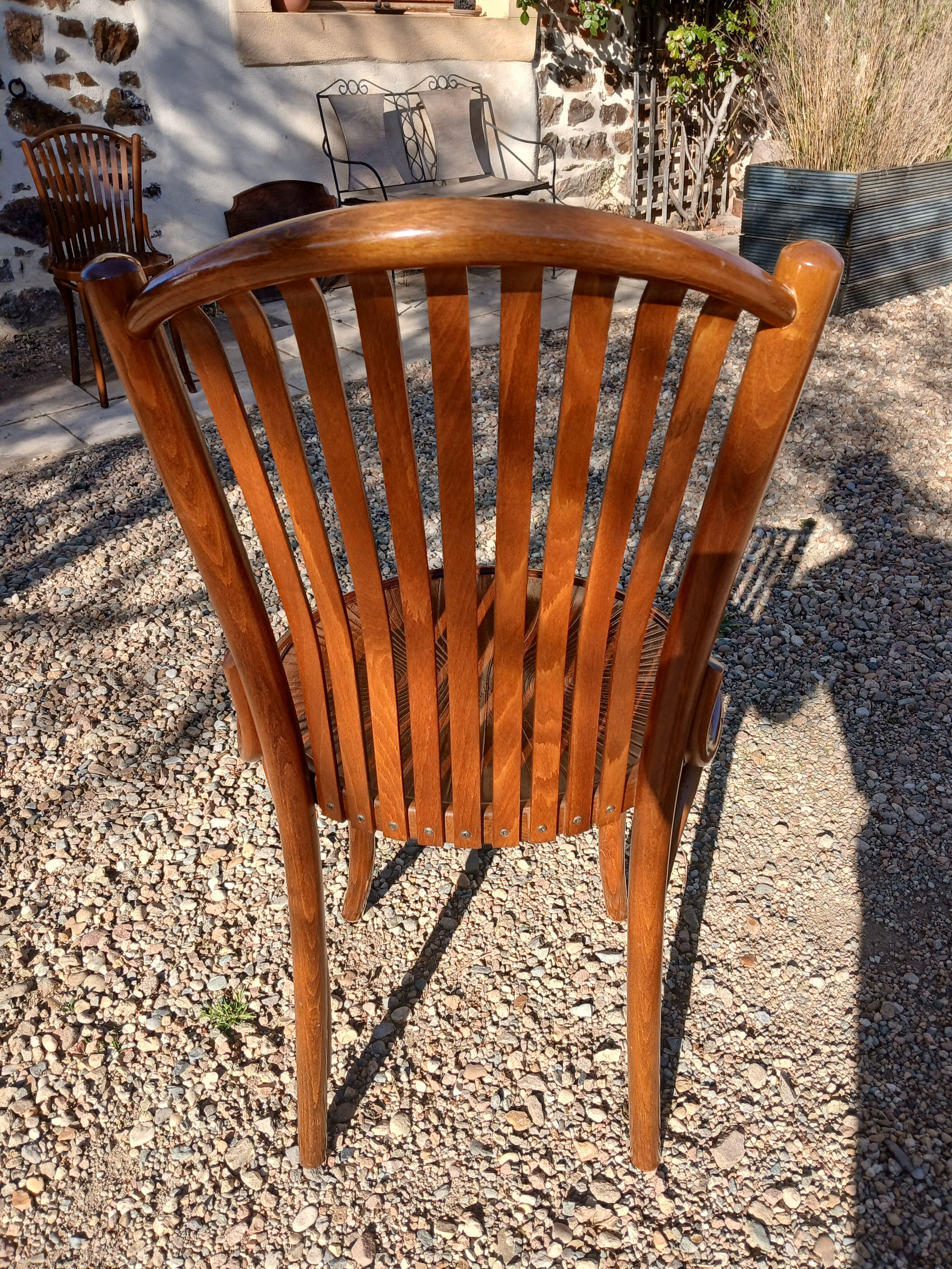 2 Thonet style bistro chairs
