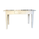 Old white wooden table