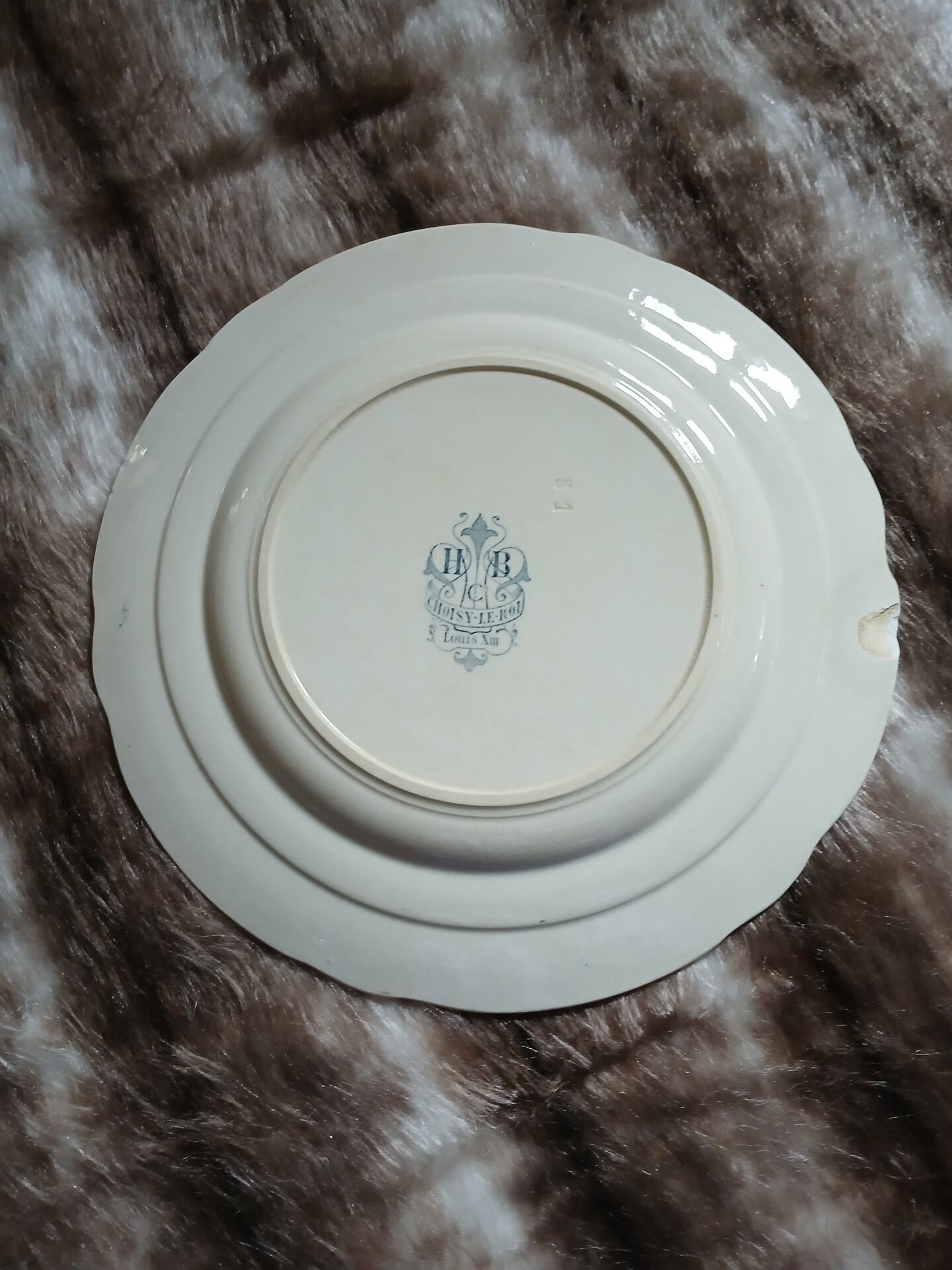 10 antique flat plates "Louis XIII" Choisy le Roi