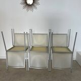 Lot of 6 Zip model chairs by Italian design Marco Maran for Desalto vintage chair