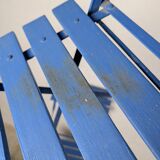 Pair of folding garden chairs