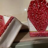Duo of art deco vases