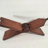 Siège Africain Grattoir à Noix de Coco / 1960's Afrique / Bois