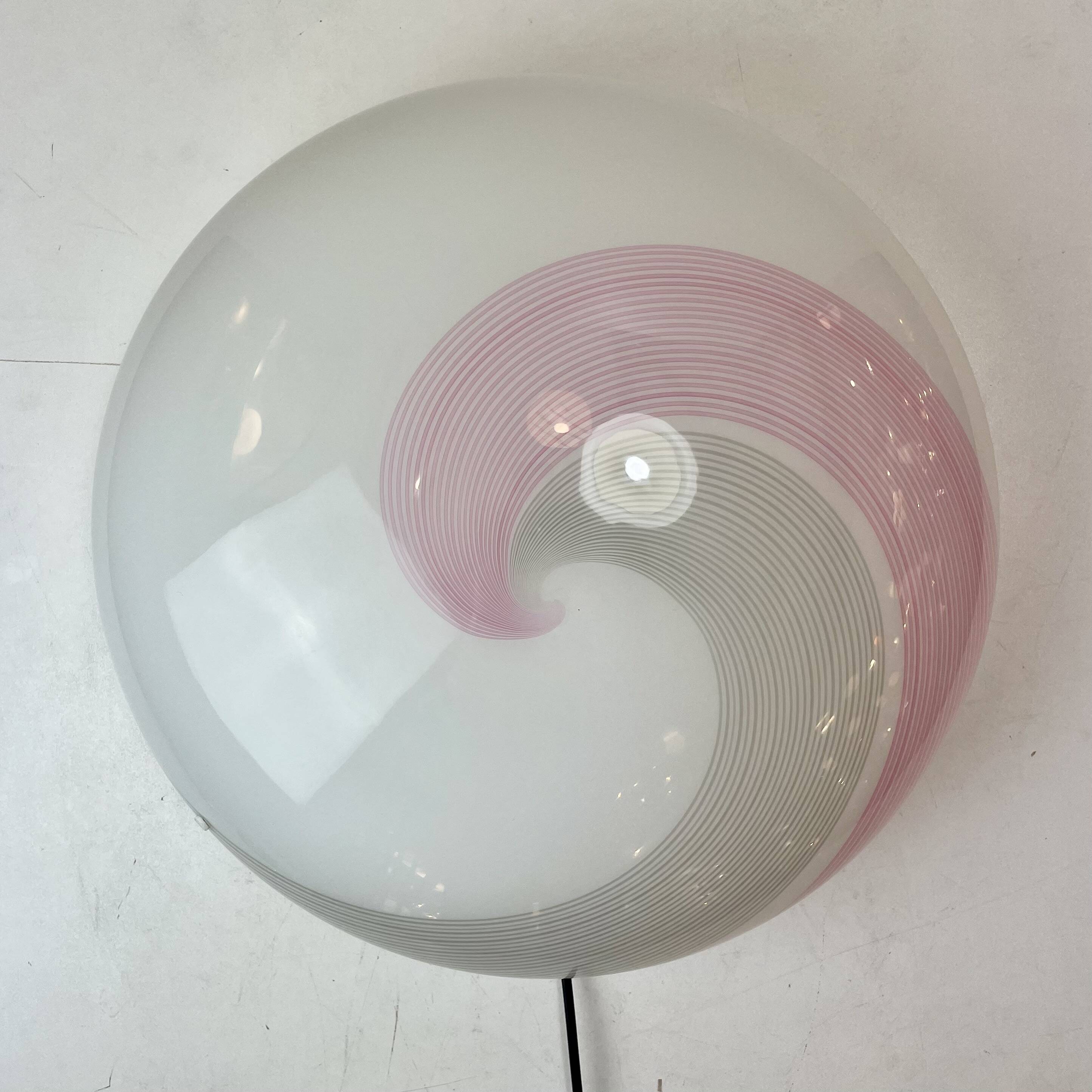 Murano Glass Ceiling Lamp by Lino Tagliapietra for La Murrina, Italy, 1970s