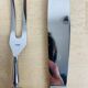 Silver metal serving cutlery