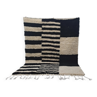 Natural handmade Berber rug 3x2 m