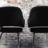 Set of #2 Eero Saarinen style dining chairs
