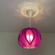 Purple Mid Century Modern lamp from 1970s