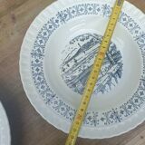 Gien soup plates Brittany pattern