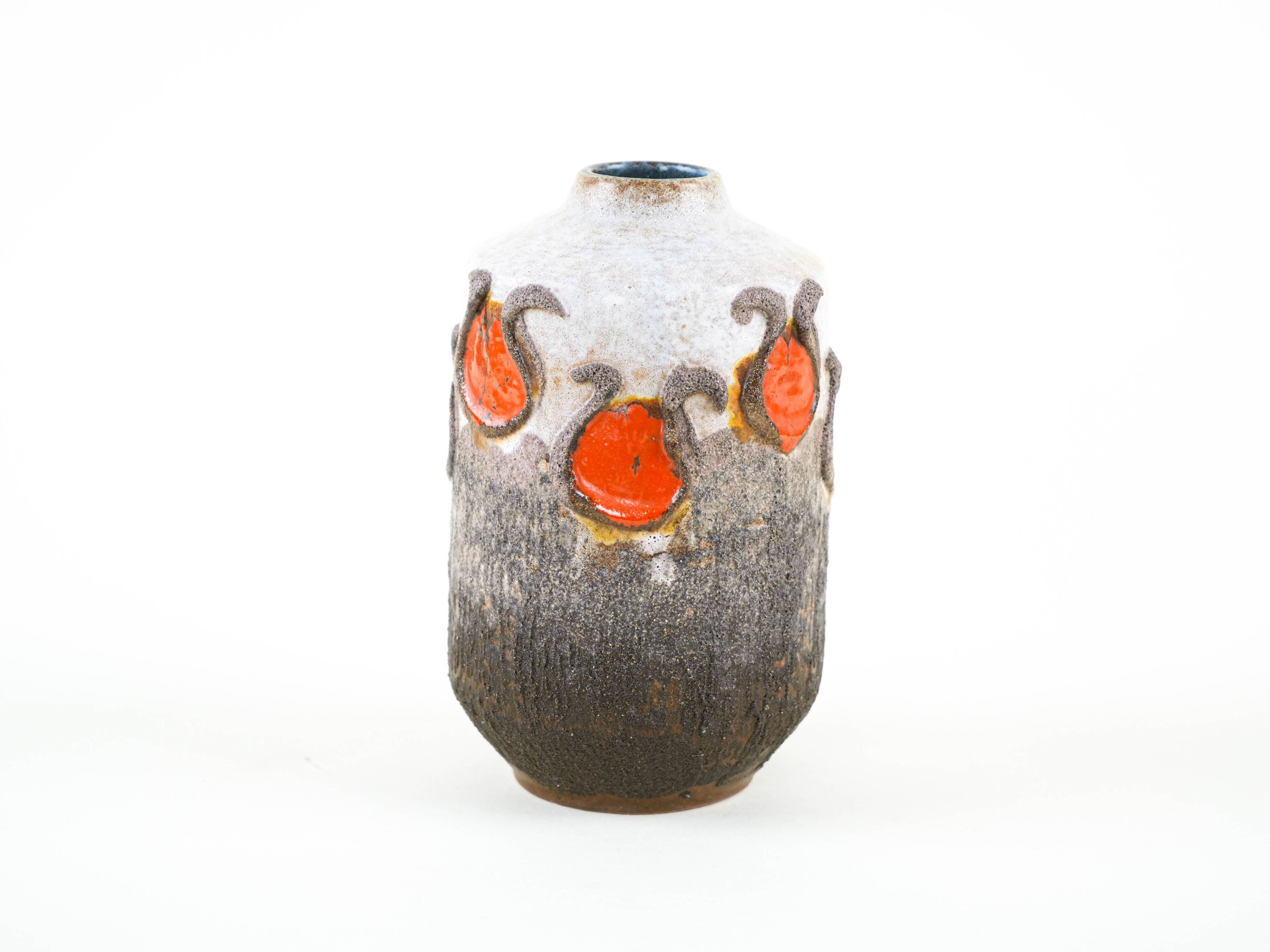 Ceramic vase, German design, 1960s, manufactured by Strehla