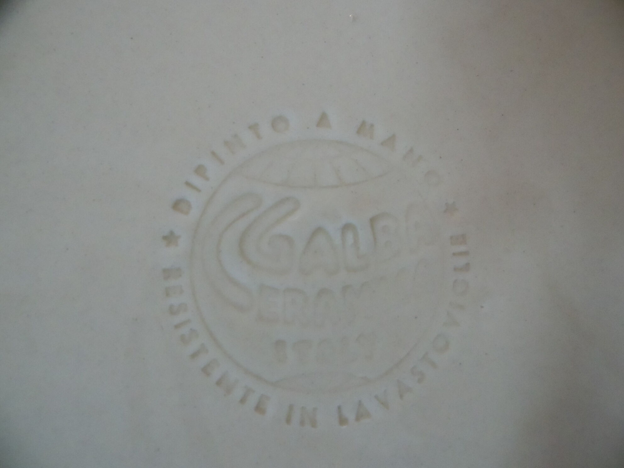 4 flat plates C Galba Italy 70's