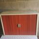 Vintage “curtain” storage furniture