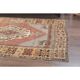 Vintage Turkish Oushak Handmade Wool Cotton Red Area Rug 132x224