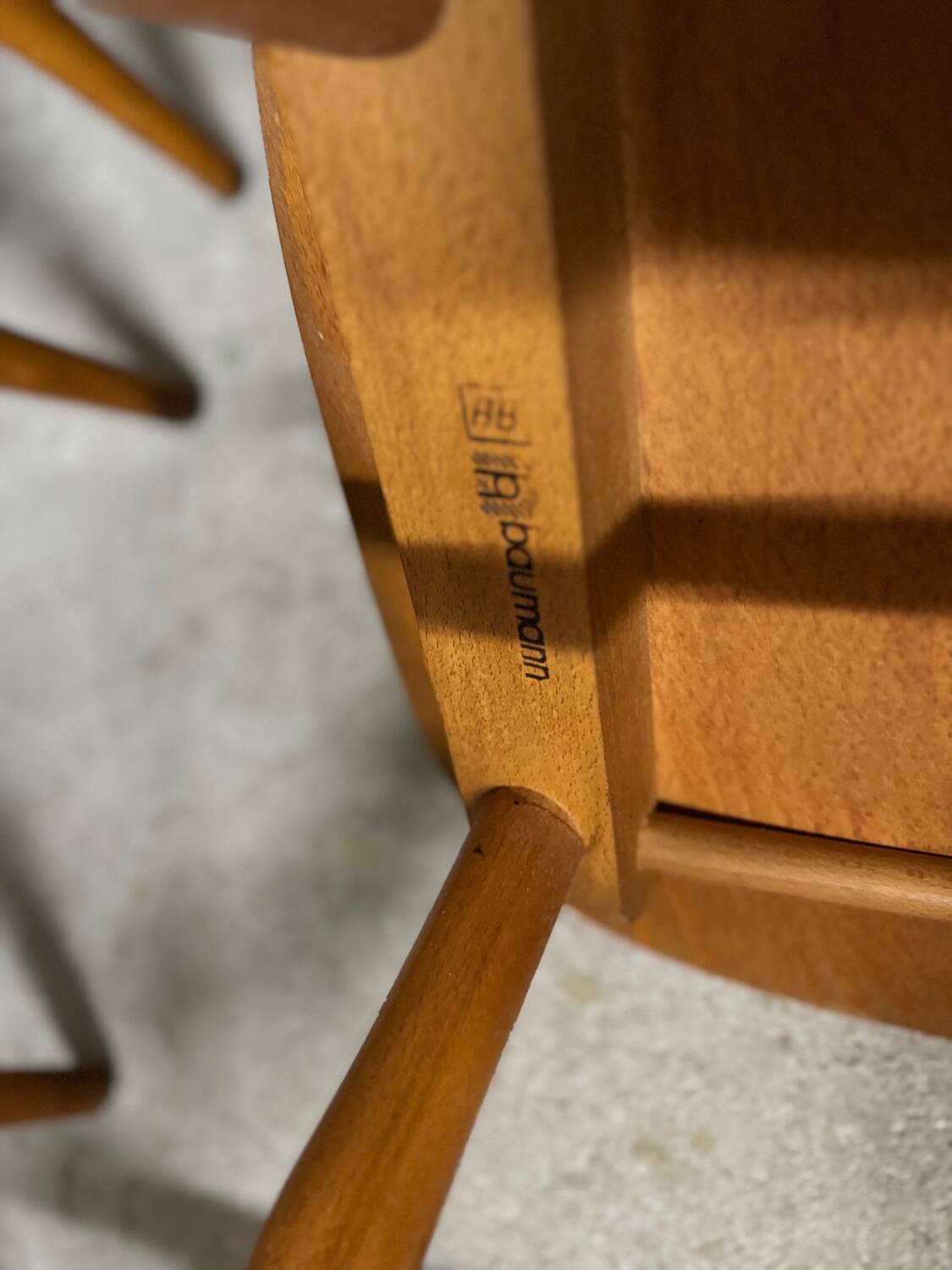 Lot of 05 Baumann chairs model Tacoma Western vintage 1970s