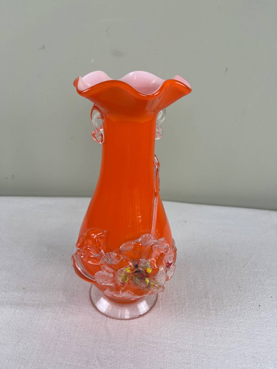 Blown glass vase from Murano