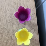 Lot de deux coquetiers tulipes