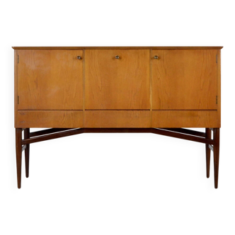Midcentury high sideboard/ long john in teak