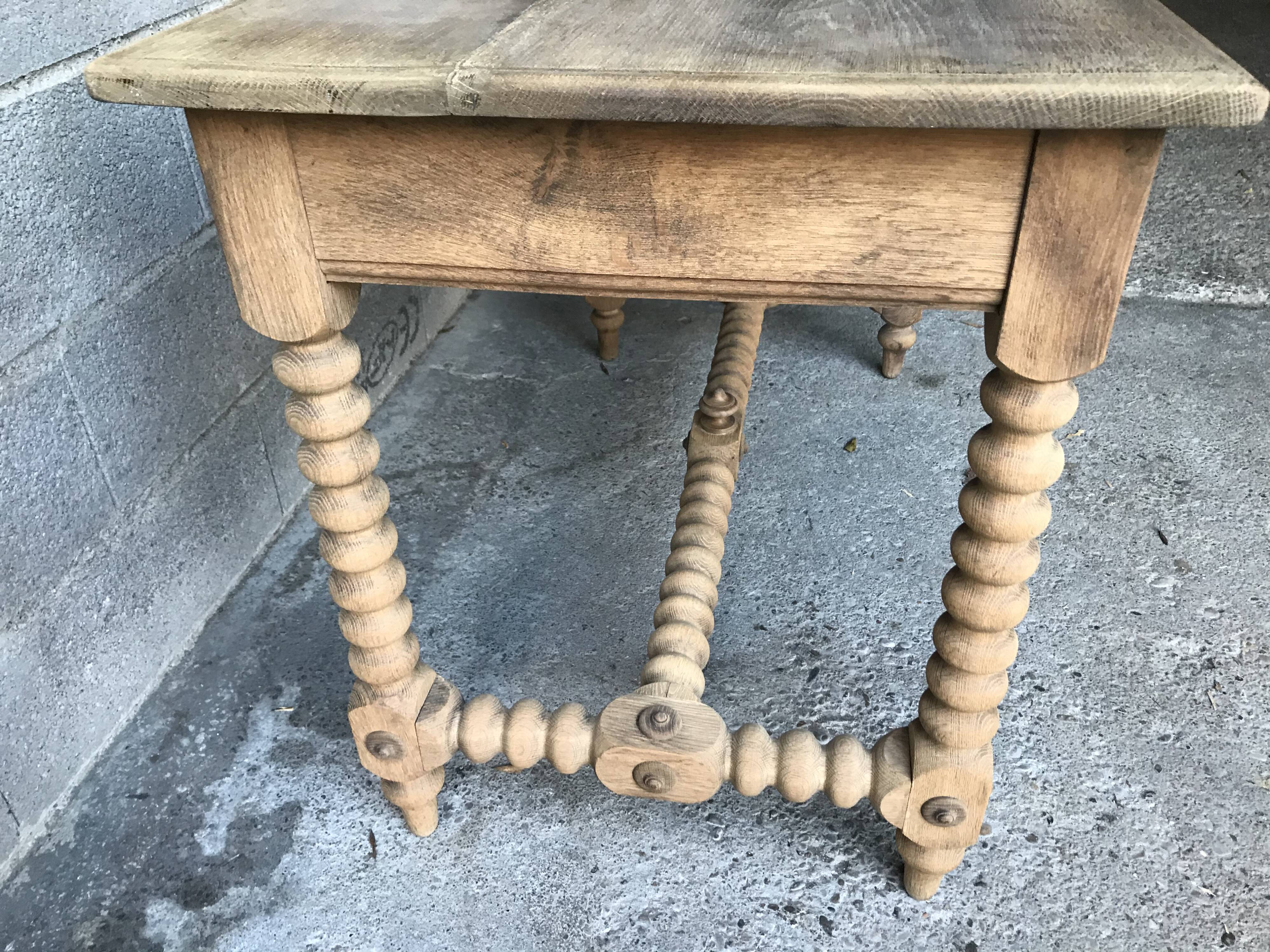 Louis XIII oak console