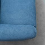 4-module blue sofa from the 1970s – Italian vintage modernist design
