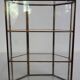 Vitrine Murale Vintage Verre Et Laiton