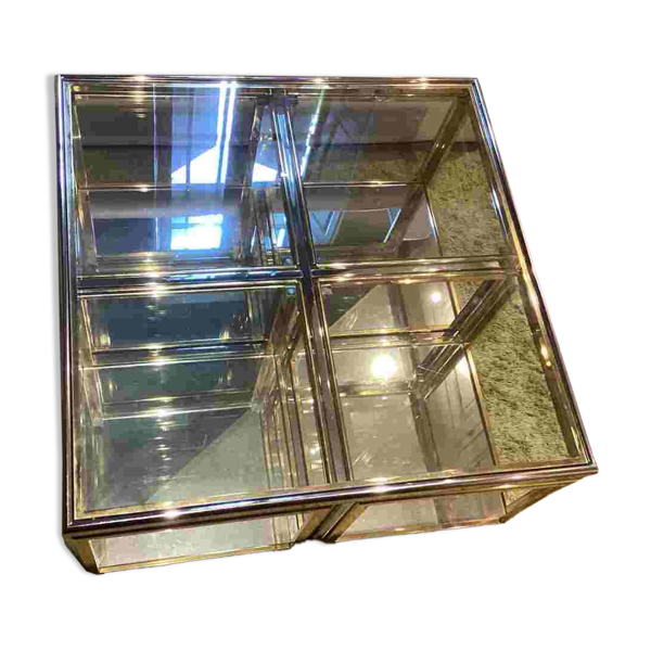 Table basse et 4 tables encastrables