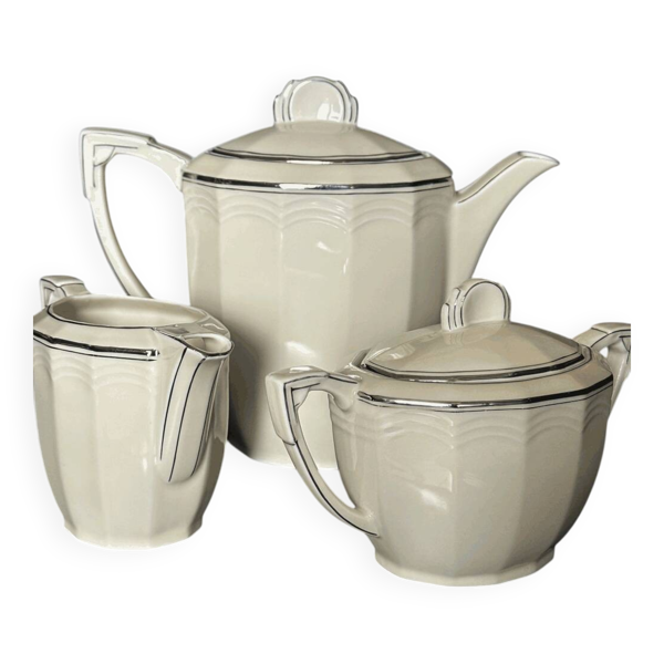Service en porcelaine de Tchécoslovaquie RGK Art Déco