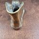 Vintage shoe in gilded brass – Fancy trinket dish or small ashtray