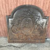 Fireplace plate