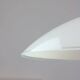 Mid-Century Italian Saucer Glass and Brass Pendant Lamp
