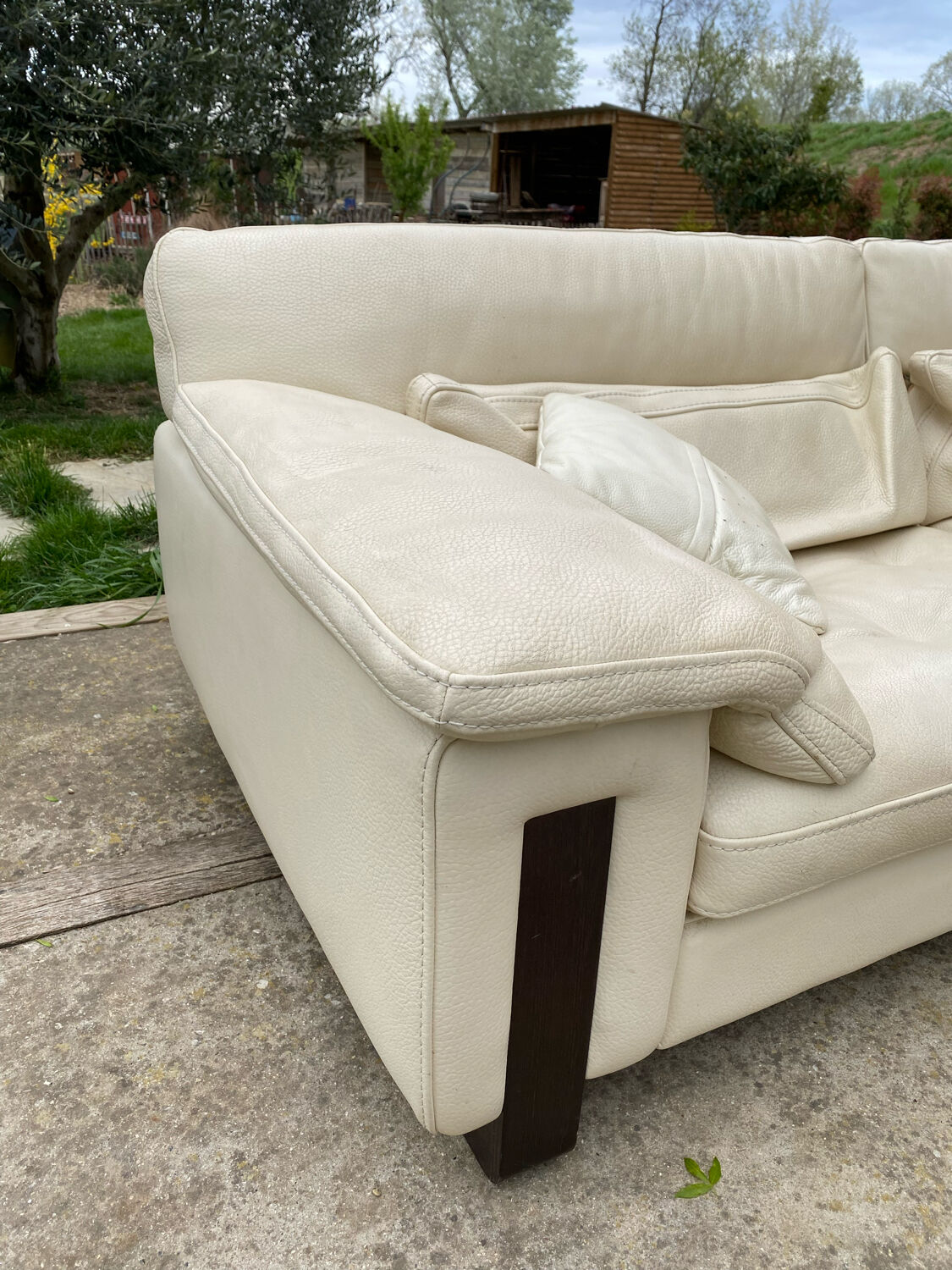 Roche Bobois leather sofa