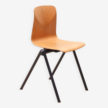 Vintage Galvanitas S30 beech and blue chair