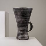 Large ceramic devil pitcher by Mado Jolain, circa 1950