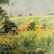 Tableau "Paysage de campagne" fin XIXème