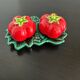 Tomato slushie, salt and pepper shakers