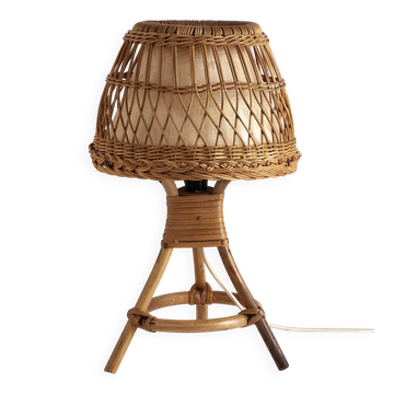 rattan lamp