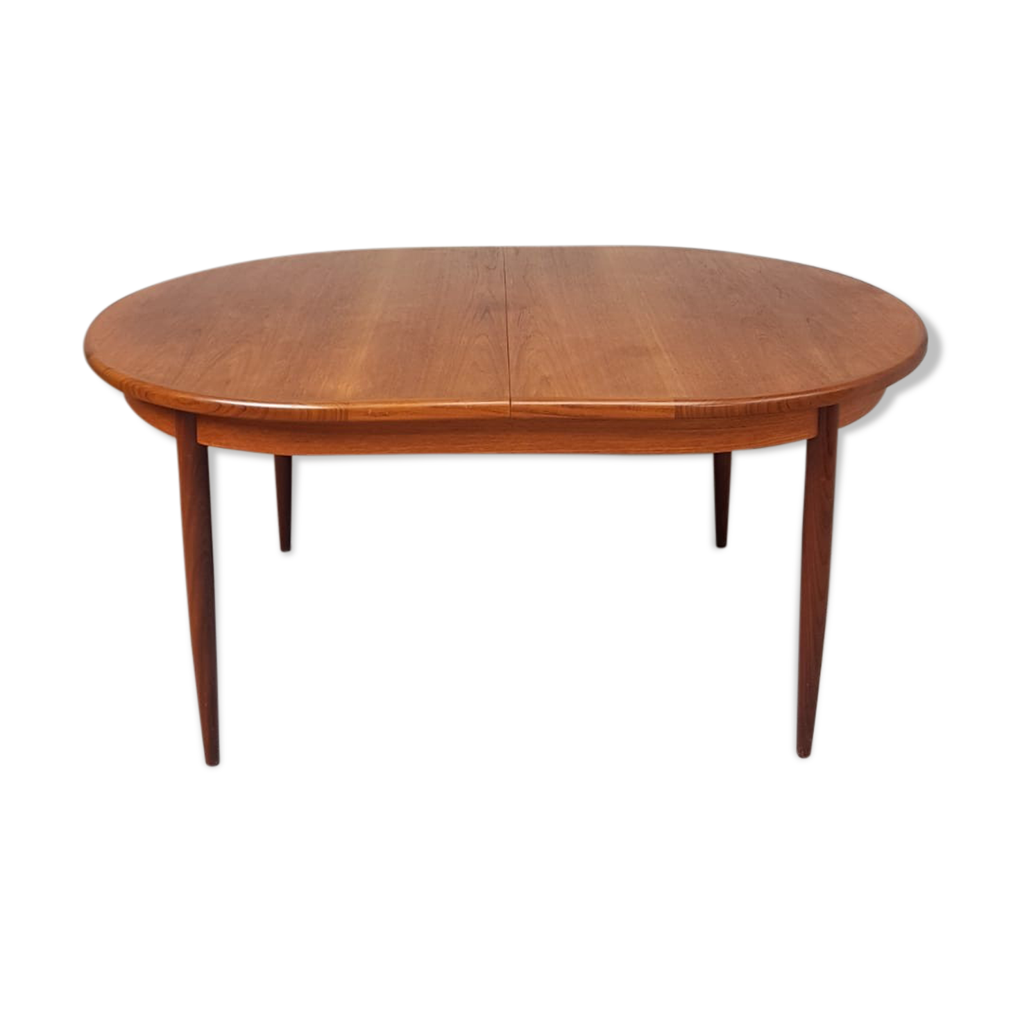 G plan extending oval circular dining table