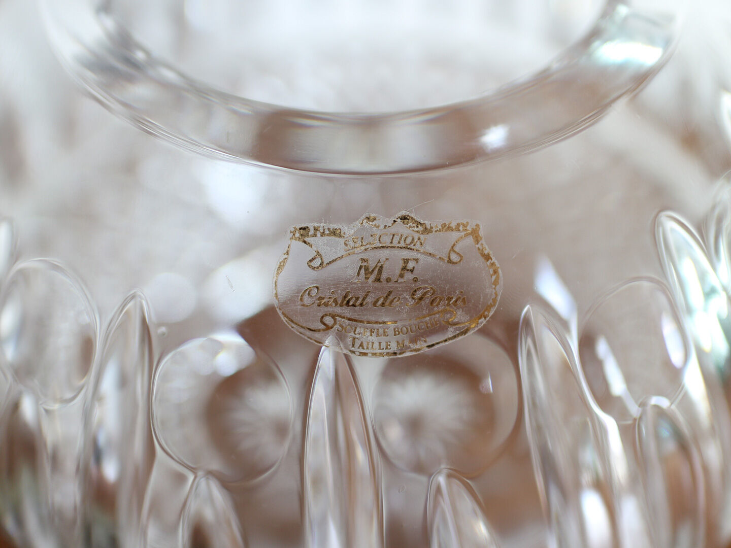 Paris crystal crystal vase