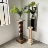Wooden pedestal column 1900