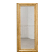 Long rectangular antique gold mirror 1930
