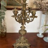 Ancien chandelier baroque en bronze