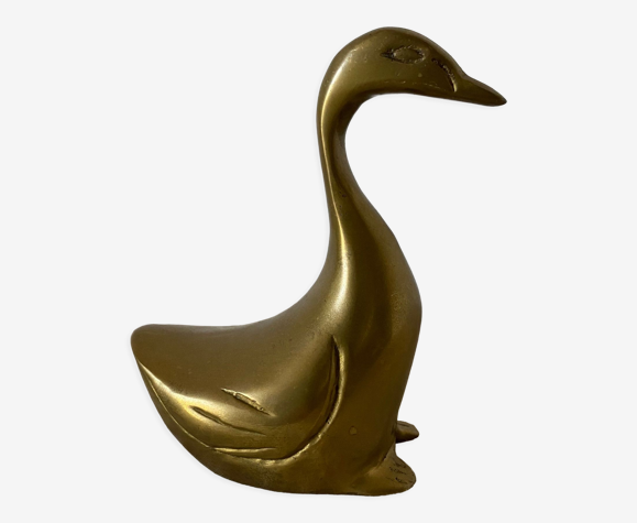 Canard en laiton décoratif