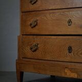 Antique Danish oak commode, made at the end of the 18th century, Louis XVI.