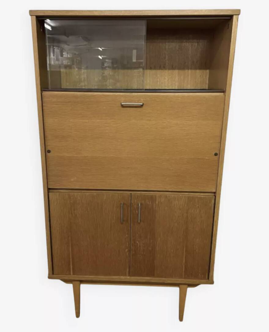 Small vintage secretary cabinet
