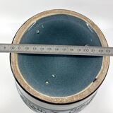 Large blue and green glazed ceramic planter • Ü Keramik • 1960-70