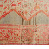 Antique persian wool malayer rug 183x131