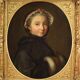 18th century Italian painting, portrait of a young lady