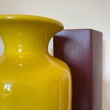 Large yellow vase West Germany 70s