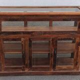 Antique wooden jeweller's display case